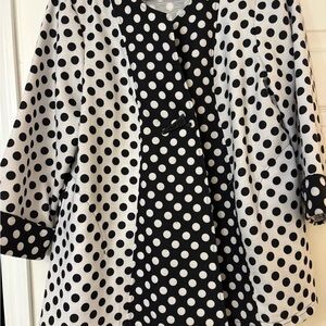 Multiples Black and White Polka Dot Fabric